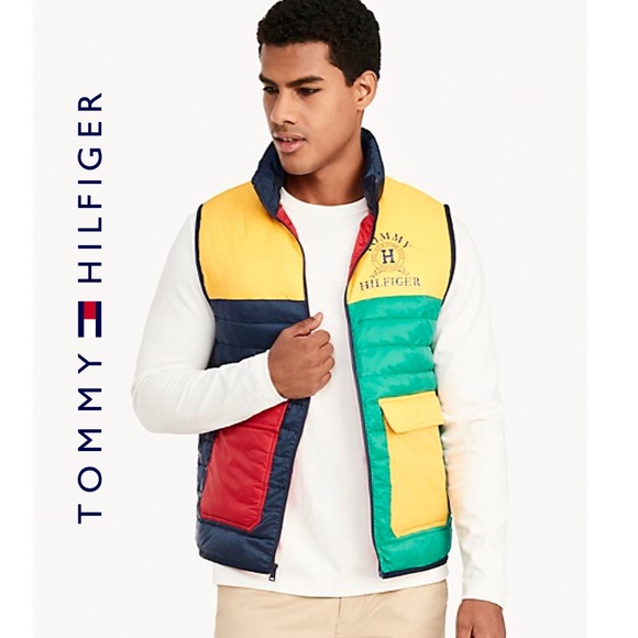 tommy hilfiger primary color jacket